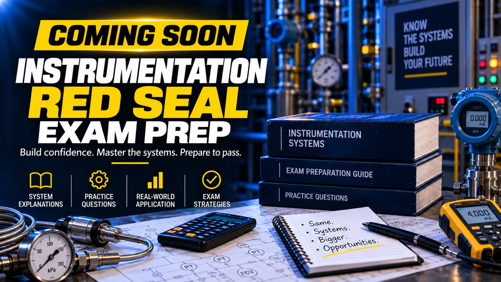 Coming Soon — Instrumentation Red Seal Exam Prep